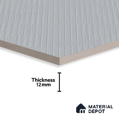 Patterned Look Parking Tile TL 08431  1.6 ft x 1.6 ft Vitrified Matte Finish - 12 mm | Pattern Alignment May Vary | 2-3 mm Spacer is Mandatory