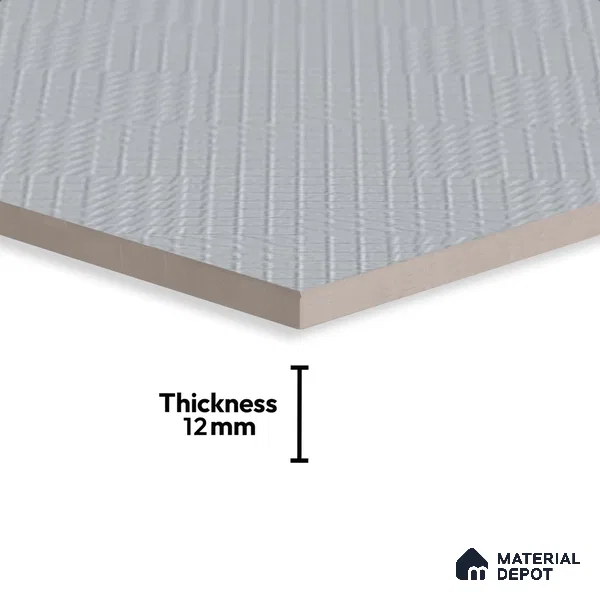 Patterned Look Parking Tile TL 08431  1.6 ft x 1.6 ft Vitrified Matte Finish - 12 mm | Pattern Alignment May Vary | 2-3 mm Spacer is Mandatory