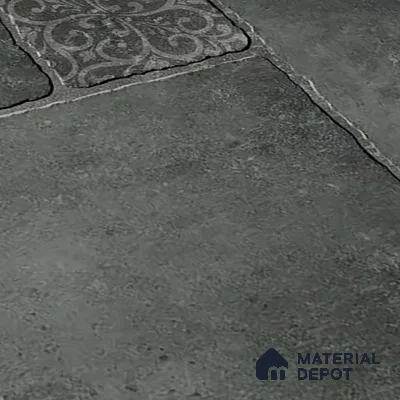 Stone Look Parking Tile TL 08434  1.6 ft x 1.6 ft Vitrified Matte Finish - 12 mm | Pattern Alignment May Vary | 2-3 mm Spacer is Mandatory