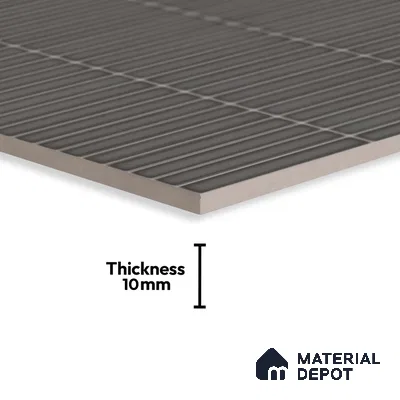 Faux Subway Look Wall Tile TL 08135 C Brich Coal 1 ft x 1 ft Ceramic Glossy Finish - 10 mm | Please Expect a Slight Variation of Pattern