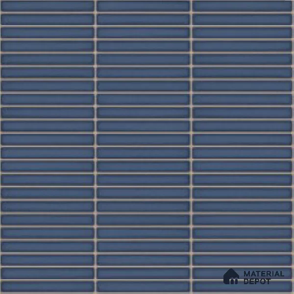 Faux Subway Look Wall Tile TL 08135 Brich Admiral 1 ft x 1 ft Ceramic Glossy Finish - 10 mm | Please Expect a Slight Variation of Pattern