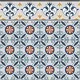 Moroccan Carpet Tile TL 08345 B 61018 B 1 ft x 1 ft Ceramic Matte Finish - 10 mm | Suitable For Living Room, Kitchen, Dining Area | Please Expect a Slight Variation of Pattern | Image 01