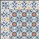 Moroccan Carpet Tile TL 08345 61018 A 1 ft x 1 ft Ceramic Matte Finish - 10 mm | Suitable For Living Room, Kitchen, Dining Area | Please Expect a Slight Variation of Pattern | Image 02