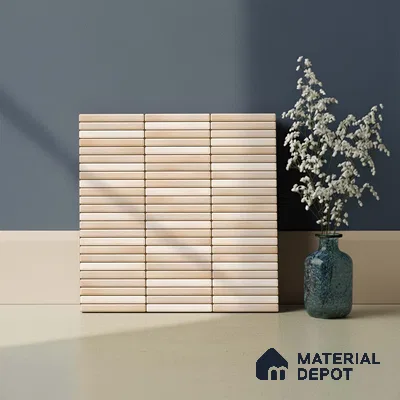 Subway Tile TL 08348 Kitkate 220 1 ft x 1 ft Ceramic Matte Finish - 10 mm | Please Expect a Slight Variation of Pattern