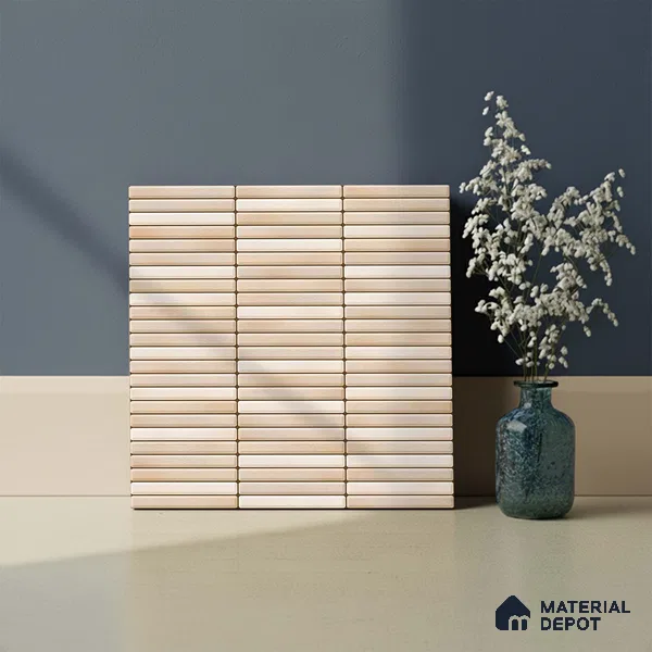 Subway Tile TL 08348 Kitkate 220 1 ft x 1 ft Ceramic Matte Finish - 10 mm | Please Expect a Slight Variation of Pattern