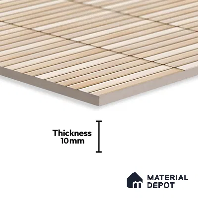 Subway Tile TL 08348 Kitkate 220 1 ft x 1 ft Ceramic Matte Finish - 10 mm | Please Expect a Slight Variation of Pattern