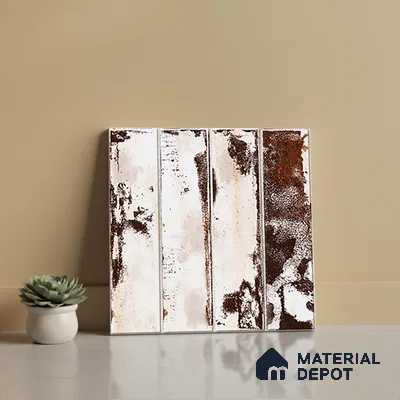 Moroccan Wall & Floor Tile TL 08356 Artefic 203 1 ft x 1 ft Ceramic Matte Finish - 10 mm | Suitable For Bathroom, Kitchen, Balcony | Please Expect a Slight Variation of Pattern
