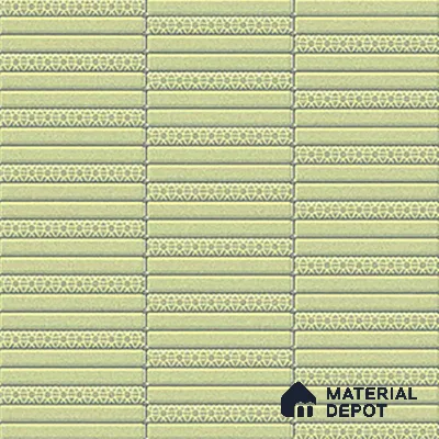 Subway Tile TL 08350 Kitkate 215 1 ft x 1 ft Ceramic Matte Finish - 10 mm | Please Expect a Slight Variation of Pattern