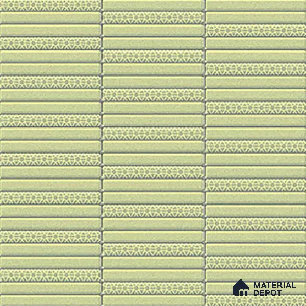 Subway Tile TL 08350 Kitkate 215 1 ft x 1 ft Ceramic Matte Finish - 10 mm | Please Expect a Slight Variation of Pattern