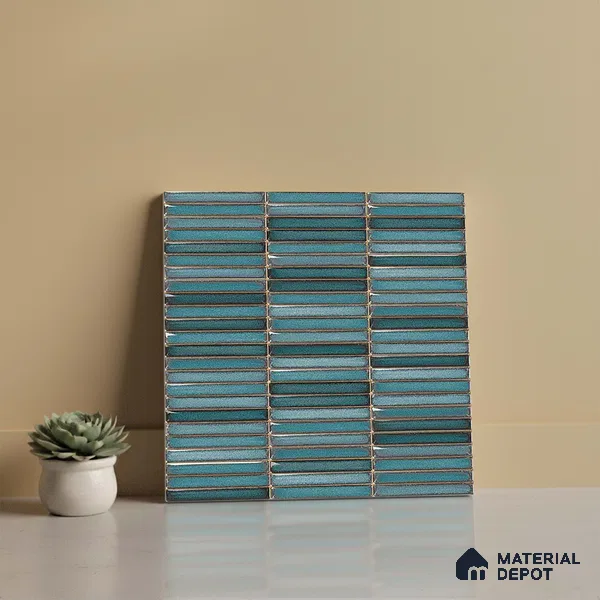Subway Tile TL 08347 Kitkate 219 1 ft x 1 ft Ceramic Matte Finish - 10 mm | Please Expect a Slight Variation of Pattern