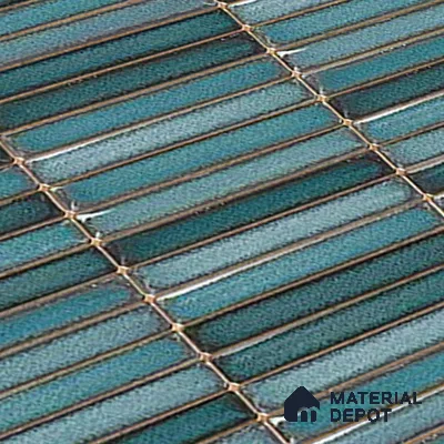 Subway Tile TL 08347 Kitkate 219 1 ft x 1 ft Ceramic Matte Finish - 10 mm | Please Expect a Slight Variation of Pattern