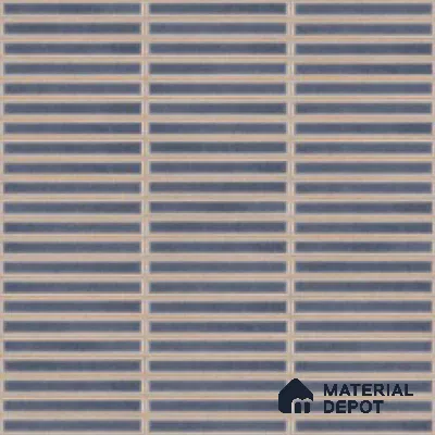 Faux Subway Look Wall Tile TL 08140 B Sitagon Blue 1 ft x 1 ft Ceramic Matte Finish - 10 mm | Please Expect a Slight Variation of Pattern