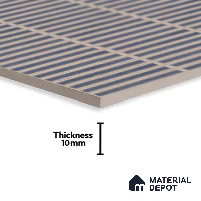 Faux Subway Look Wall Tile TL 08140 B Sitagon Blue 1 ft x 1 ft Ceramic Matte Finish - 10 mm | Please Expect a Slight Variation of Pattern