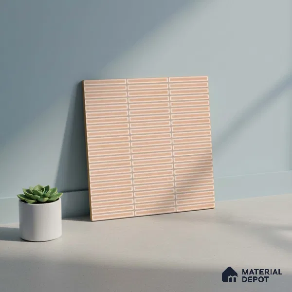 Faux Subway Look Wall Tile TL 08140 C Sitagon Crema 1 ft x 1 ft Ceramic Matte Finish - 10 mm | Please Expect a Slight Variation of Pattern