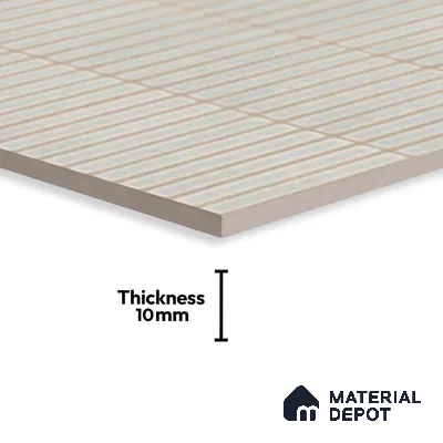 Faux Subway Look Wall Tile TL 08140 D Sitagon Mint 1 ft x 1 ft Ceramic Matte Finish - 10 mm | Please Expect a Slight Variation of Pattern