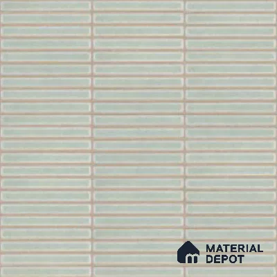 Faux Subway Look Wall Tile TL 08140 E Sitagon Olive 1 ft x 1 ft Ceramic Matte Finish - 10 mm | Please Expect a Slight Variation of Pattern