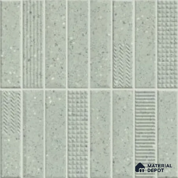 Faux Subway Look Wall Tile TL 08138 F G Zilong Olive Hl 1 ft x 1 ft Ceramic Matte Finish - 10 mm | Please Expect a Slight Variation of Pattern