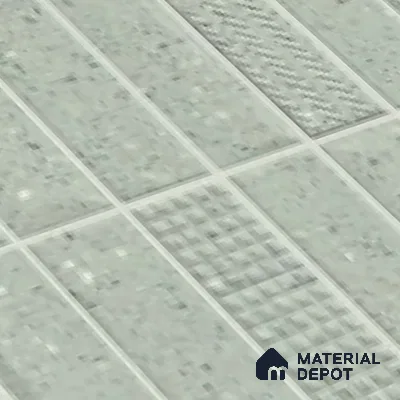 Faux Subway Look Wall Tile TL 08138 F G Zilong Olive Hl 1 ft x 1 ft Ceramic Matte Finish - 10 mm | Please Expect a Slight Variation of Pattern