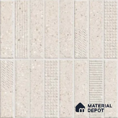 Faux Subway Look Wall Tile TL 08138 G Zilong Beige Hl 1 ft x 1 ft Ceramic Matte Finish - 10 mm | Please Expect a Slight Variation of Pattern