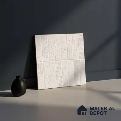 Faux Subway Look Wall Tile TL 08138 G Zilong Beige Hl 1 ft x 1 ft Ceramic Matte Finish - 10 mm | Please Expect a Slight Variation of Pattern