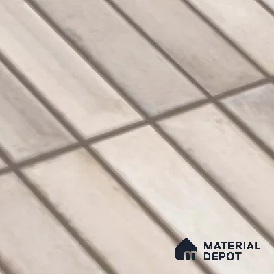 Faux Subway Look Wall Tile TL 08137 B G Arcos Grey 1 ft x 1 ft Ceramic Matte Finish - 10 mm | Please Expect a Slight Variation of Pattern