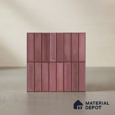 Faux Subway Look Wall Tile TL 08137 C G Arcos Maple 1 ft x 1 ft Ceramic Matte Finish - 10 mm | Please Expect a Slight Variation of Pattern