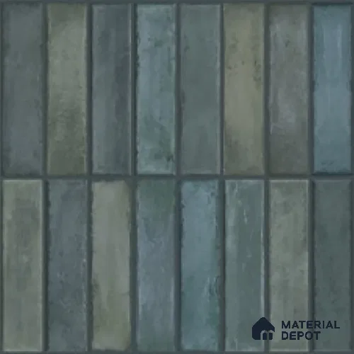 Faux Subway Look Wall Tile TL 08137 G Arcos Azure 1 ft x 1 ft Ceramic Matte Finish - 10 mm | Please Expect a Slight Variation of Pattern