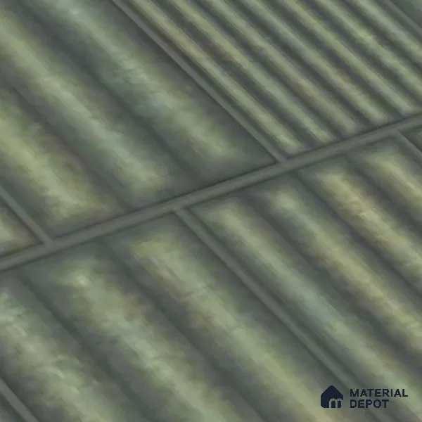 Faux Subway Look Wall Tile TL 08139 C Liberty Green 1 ft x 1 ft Ceramic Matte Finish - 10 mm | Please Expect a Slight Variation of Pattern