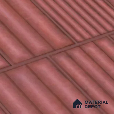 Faux Subway Look Wall Tile TL 08139 D Liberty Pink 1 ft x 1 ft Ceramic Matte Finish - 10 mm | Please Expect a Slight Variation of Pattern