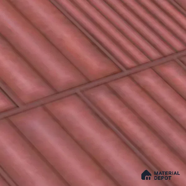 Faux Subway Look Wall Tile TL 08139 D Liberty Pink 1 ft x 1 ft Ceramic Matte Finish - 10 mm | Please Expect a Slight Variation of Pattern