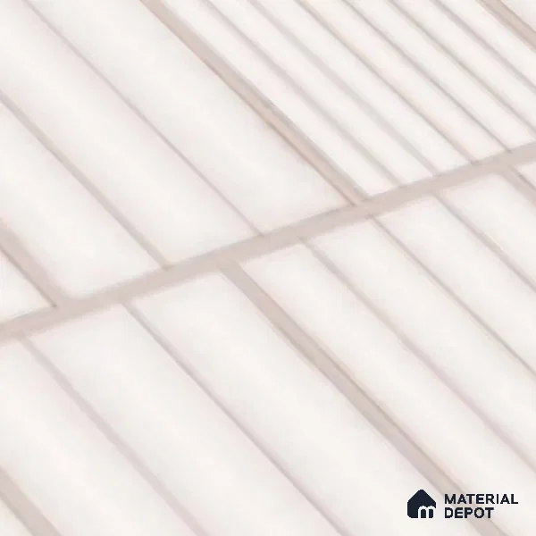 Faux Subway Look Wall Tile TL 08139 E Liberty Silver 1 ft x 1 ft Ceramic Matte Finish - 10 mm | Please Expect a Slight Variation of Pattern