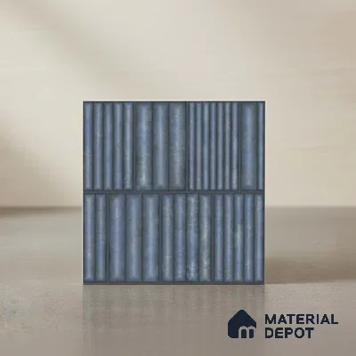 Faux Subway Look Wall Tile TL 08139 F R Liberty Aqua 1 ft x 1 ft Ceramic Matte Finish - 10 mm | Please Expect a Slight Variation of Pattern