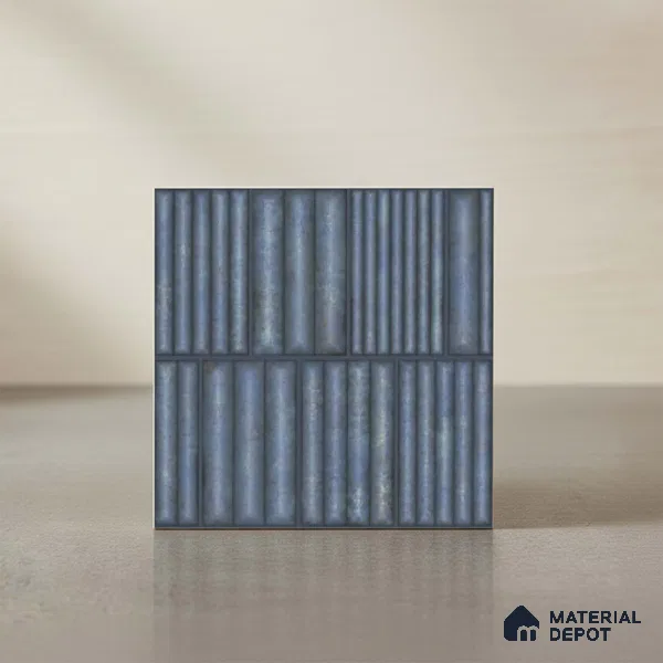 Faux Subway Look Wall Tile TL 08139 F R Liberty Aqua 1 ft x 1 ft Ceramic Matte Finish - 10 mm | Please Expect a Slight Variation of Pattern