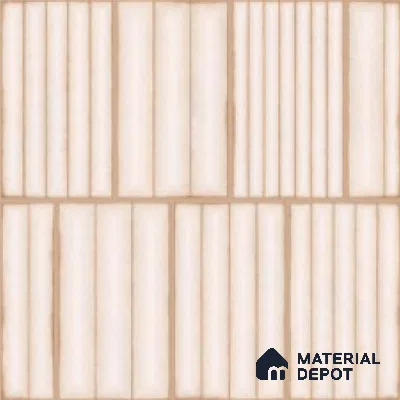 Faux Subway Look Wall Tile TL 08139 Liberty Bone 1 ft x 1 ft Ceramic Matte Finish - 10 mm | Please Expect a Slight Variation of Pattern
