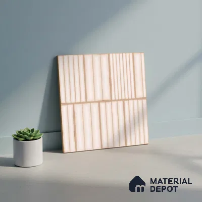 Faux Subway Look Wall Tile TL 08139 Liberty Bone 1 ft x 1 ft Ceramic Matte Finish - 10 mm | Please Expect a Slight Variation of Pattern