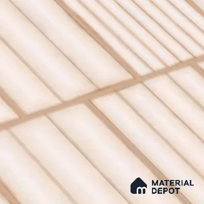 Faux Subway Look Wall Tile TL 08139 Liberty Bone 1 ft x 1 ft Ceramic Matte Finish - 10 mm | Please Expect a Slight Variation of Pattern