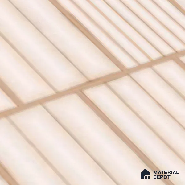 Faux Subway Look Wall Tile TL 08139 Liberty Bone 1 ft x 1 ft Ceramic Matte Finish - 10 mm | Please Expect a Slight Variation of Pattern