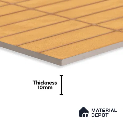 Subway Tile TL 08354 B Blash 208 1 ft x 1 ft Ceramic Matte Finish - 10 mm | Please Expect a Slight Variation of Pattern