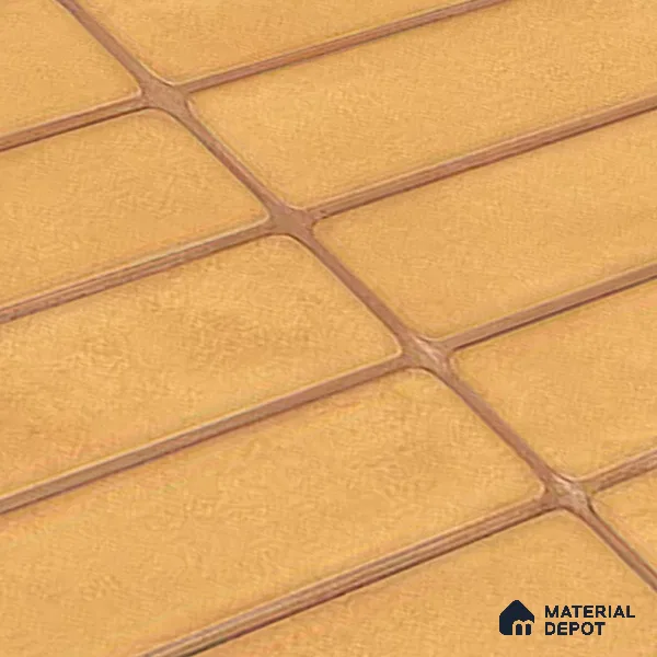 Subway Tile TL 08354 B Blash 208 1 ft x 1 ft Ceramic Matte Finish - 10 mm | Please Expect a Slight Variation of Pattern