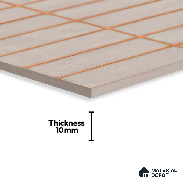 Subway Tile TL 08354 Blash 207 1 ft x 1 ft Ceramic Matte Finish - 10 mm | Please Expect a Slight Variation of Pattern