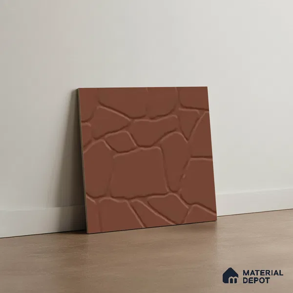 Stone Look Tile TL 08596 B Stone Terracotta 1 ft x 1 ft Ceramic Matte Finish - 8 mm