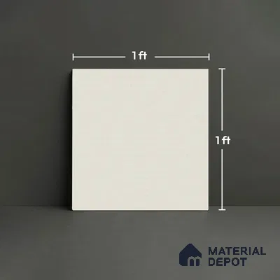 Stone Look Tile TL 08594 Diamond Ivory 1 ft x 1 ft Ceramic Matte Finish - 8 mm