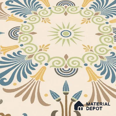 Moroccan Wall & Floor Tile TL 10468 Brisa 1 ft x 1 ft Vitrified Glue Granula Matte Finish - 9.5 mm | Suitable For Living Room, Bedroom, Kitchen | 2 mm Spacer is Mandatory | Please Expect a Slight Variation of Pattern (Sample)