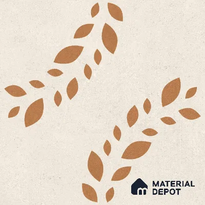 Moroccan Wall Tile TL 10471 Flare 1 ft x 1 ft Vitrified Glue Granula Matte Finish - 9.5 mm | Suitable for Bathroom, Kitchen, Balcony | 2 mm Spacer is Mandatory | Please Expect a Slight Variation of Pattern