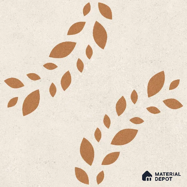 Moroccan Wall Tile TL 10471 Flare 1 ft x 1 ft Vitrified Glue Granula Matte Finish - 9.5 mm | Suitable for Bathroom, Kitchen, Balcony | 2 mm Spacer is Mandatory | Please Expect a Slight Variation of Pattern