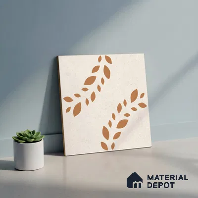 Moroccan Wall Tile TL 10471 Flare 1 ft x 1 ft Vitrified Glue Granula Matte Finish - 9.5 mm | Suitable for Bathroom, Kitchen, Balcony | 2 mm Spacer is Mandatory | Please Expect a Slight Variation of Pattern