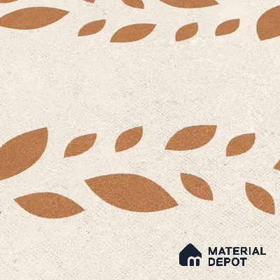 Moroccan Wall Tile TL 10471 Flare 1 ft x 1 ft Vitrified Glue Granula Matte Finish - 9.5 mm | Suitable for Bathroom, Kitchen, Balcony | 2 mm Spacer is Mandatory | Please Expect a Slight Variation of Pattern