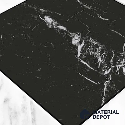Moroccan Wall & Floor Tile TL 10458 Cubic Black 1 ft x 1 ft Vitrified Matte Finish - 9.5 mm | Suitable for Bathroom, Kitchen, Balcony | 2 mm Spacer is Mandatory | Please Expect a Slight Variation of Pattern
