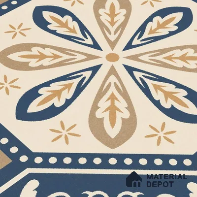 Moroccan Wall & Floor Tile TL 10473 Prismaа 1 ft x 1 ft Vitrified Glue Granula Matte Finish - 9.5 mm | Suitable for Bathroom, Kitchen, Balcony | 2 mm Spacer is Mandatory | Please Expect a Slight Variation of Pattern