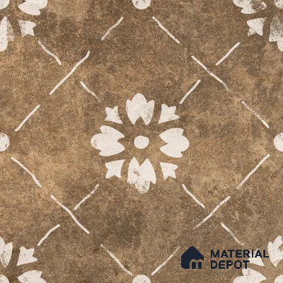 Moroccan Wall & Floor Tile TL 10457 Bruma Beige 1 ft x 1 ft Vitrified Matte Finish - 9.5 mm | Suitable for Bathroom, Kitchen, Balcony | 2 mm Spacer is Mandatory | Please Expect a Slight Variation of Pattern